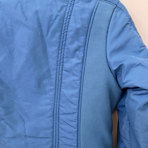 Anba of Austria VNTG 80s/90s size 14 Blue Puffer SKI Jacket Made in Austria - Picture 11 of 15